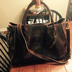 Bed Stu Rockaway Stitch-Detail Satchel